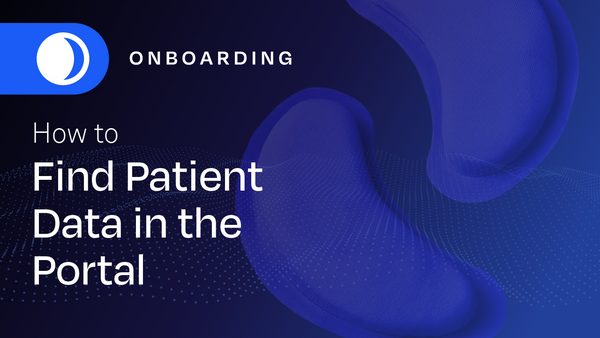 Finding Patient Data in the Portal